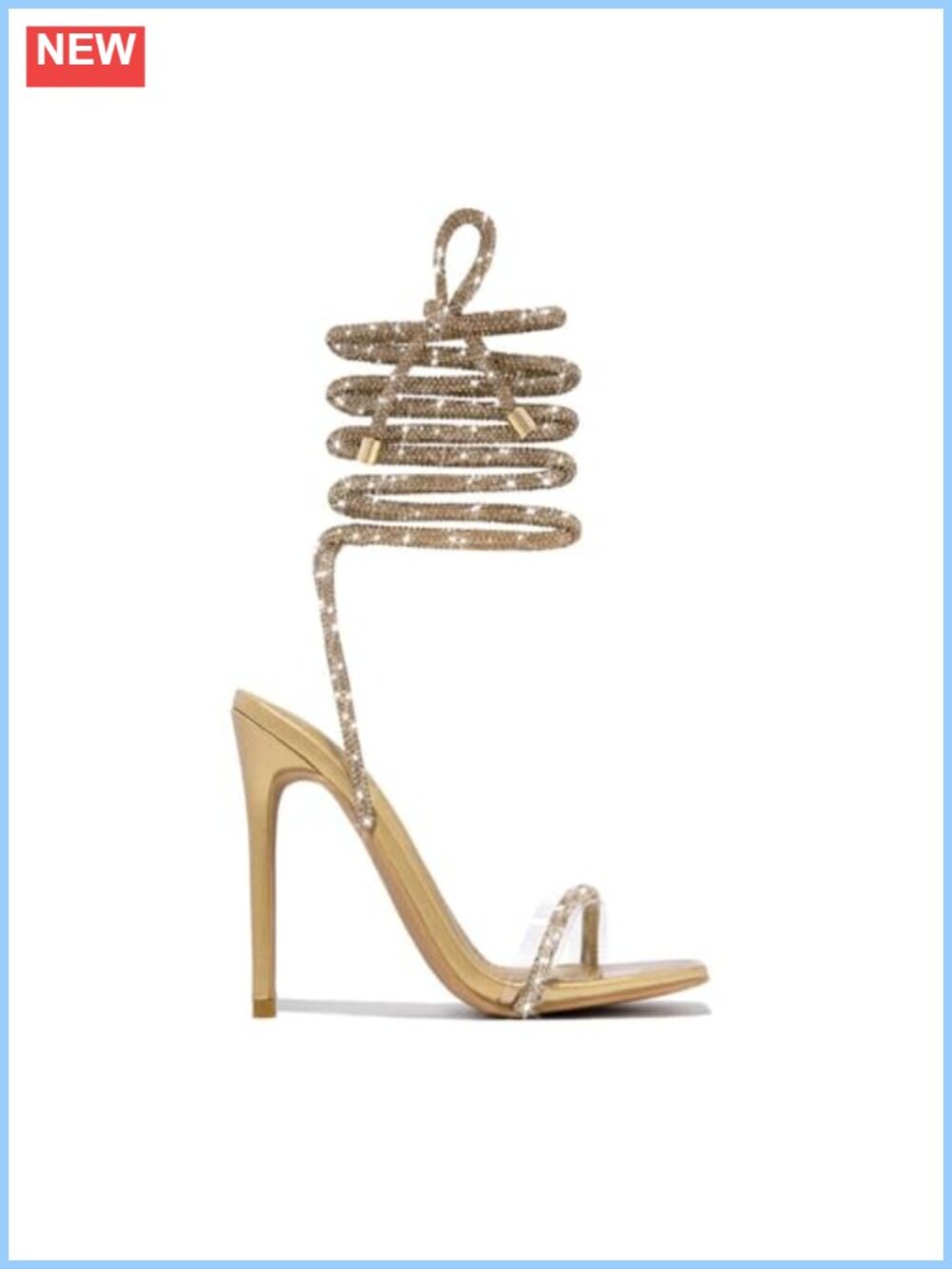 Stiletto High Heel Gladiator Strappy Sandals Square Toe Lace Up Dressy Pumps